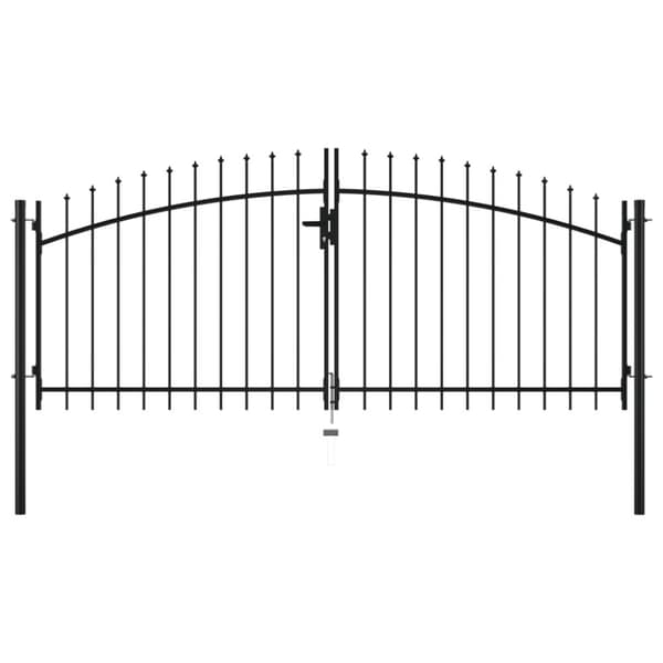 vidaXL Aitaportti keihäskärjillä 300x150 cm -  Portit