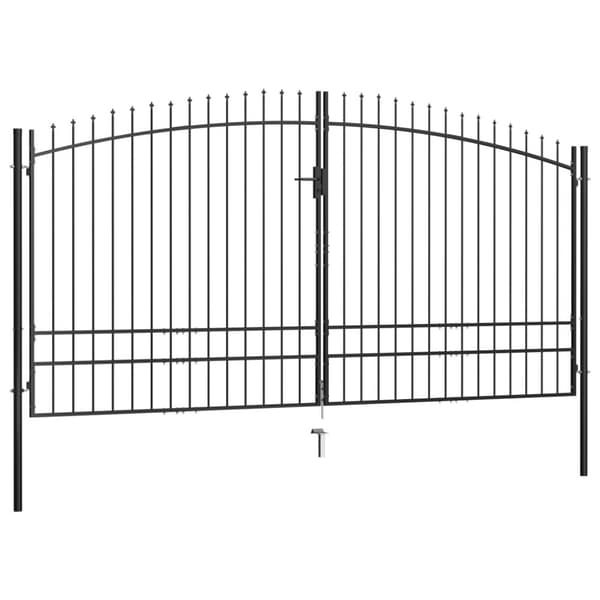 vidaXL Aitaportti keihäskärjillä 400x248 cm - Portit