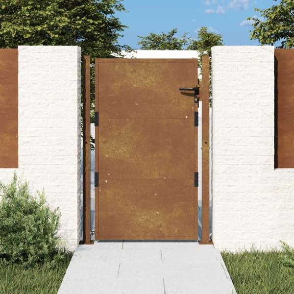 vidaXL havelåge 105x155 cm cortenstål -  Låger