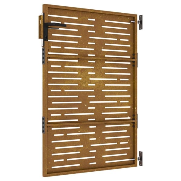 vidaXL havelåge 85x150 cm cortenstål firkantet design -  Låger