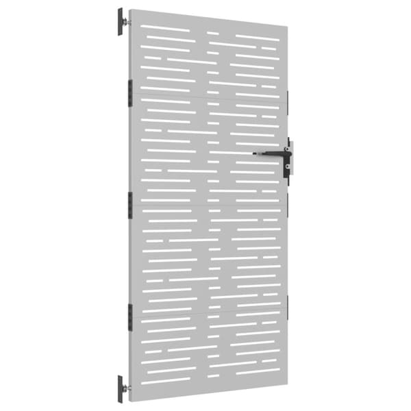 vidaXL Puutarhaportti 85x175 cm corten teräs raitakuvio - Portit