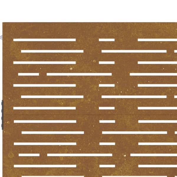 vidaXL Puutarhaportti 85x175 cm corten teräs raitakuvio -  Portit