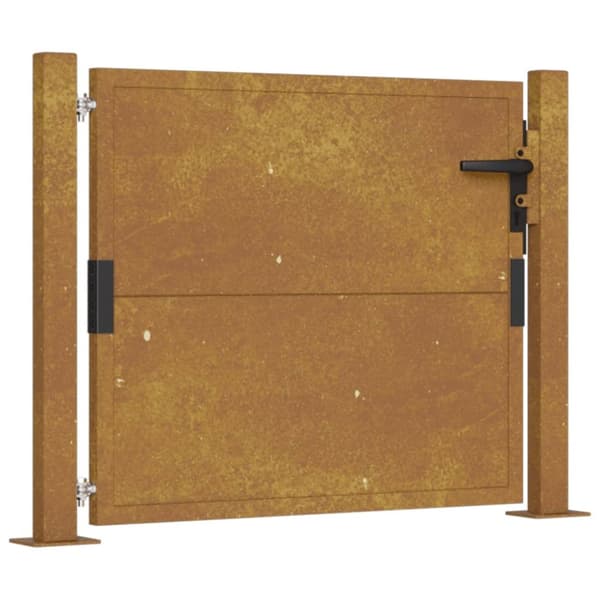 vidaXL havelåge 105x105 cm cortenstål - Låger