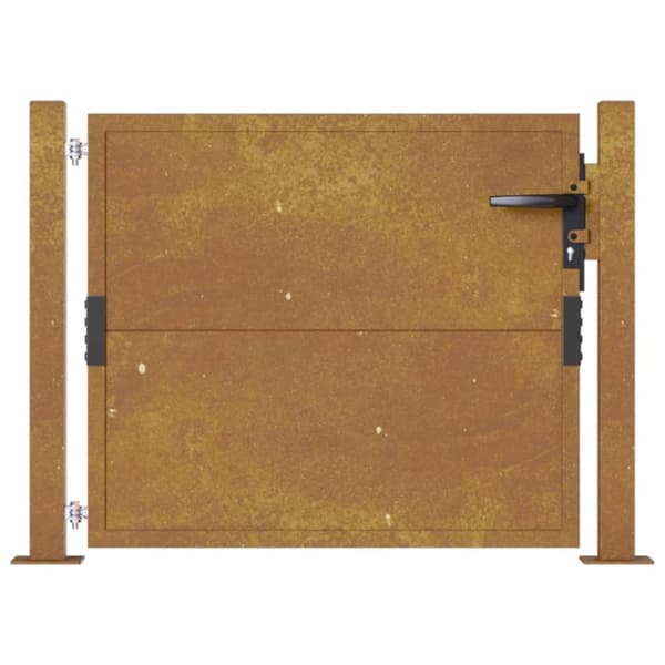 vidaXL havelåge 105x105 cm cortenstål - Låger
