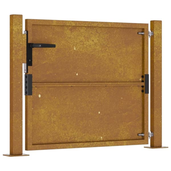 vidaXL havelåge 105x105 cm cortenstål - Låger