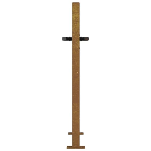 vidaXL havelåge 105x105 cm cortenstål -  Låger