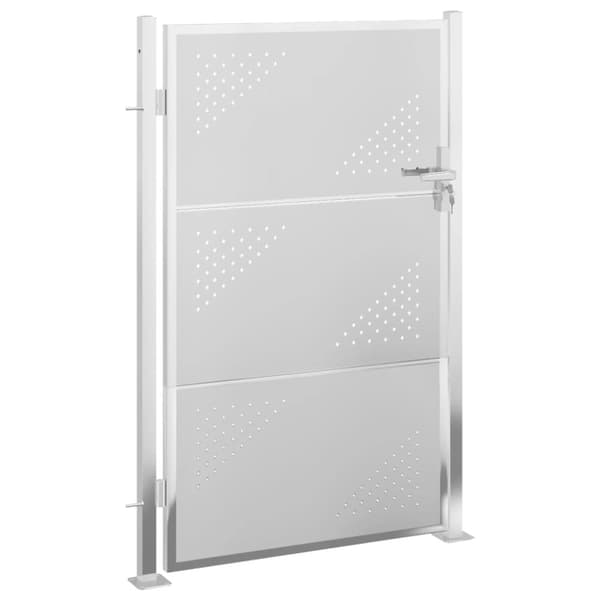 vidaXL havelåge 100x150 cm rustfrit stål -  Låger