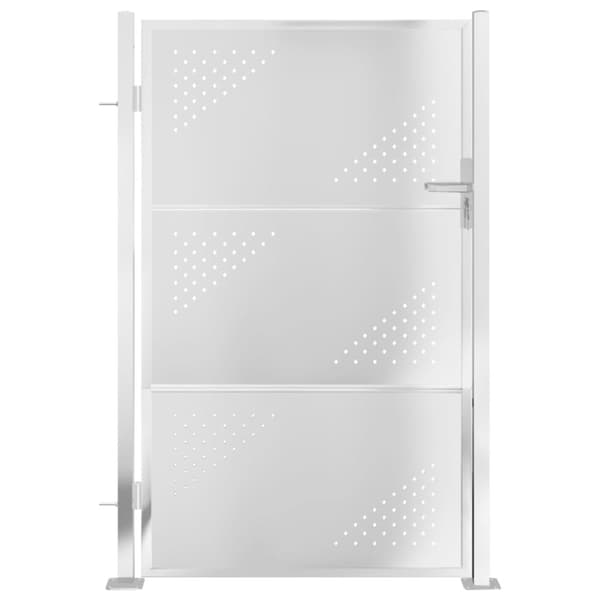 vidaXL havelåge 100x150 cm rustfrit stål -  Låger