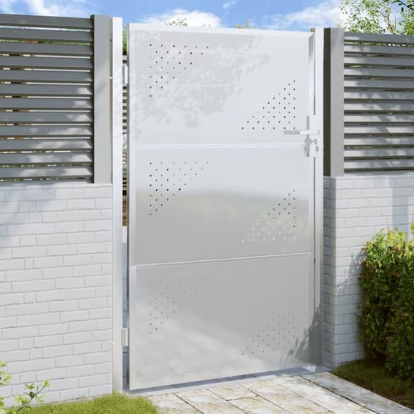 vidaXL havelåge 100x150 cm rustfrit stål -  Låger