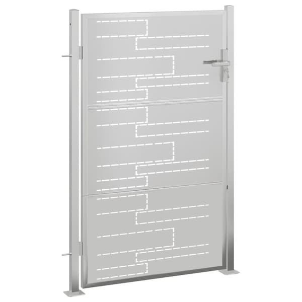 vidaXL havelåge 100x150 cm rustfrit stål -  Låger