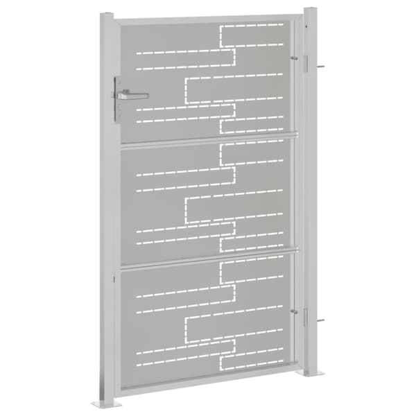 vidaXL havelåge 100x150 cm rustfrit stål -  Låger