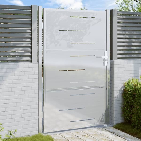 vidaXL havelåge 100x125 cm rustfrit stål -  Låger