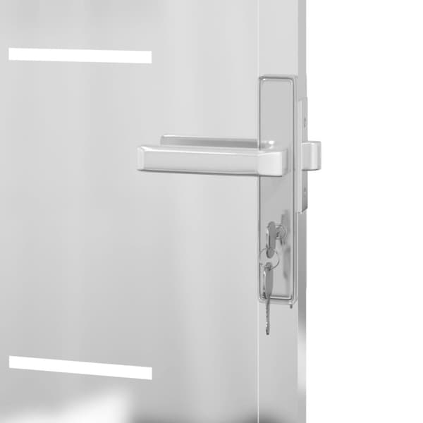 vidaXL havelåge 100x100 cm rustfrit stål -  Låger