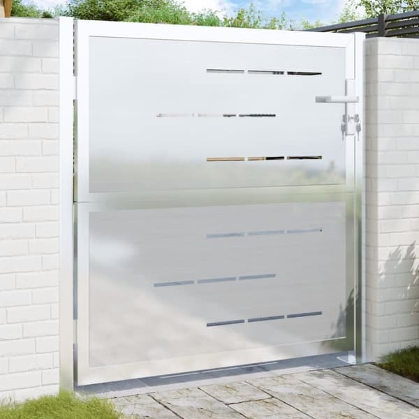 vidaXL havelåge 100x100 cm rustfrit stål -  Låger