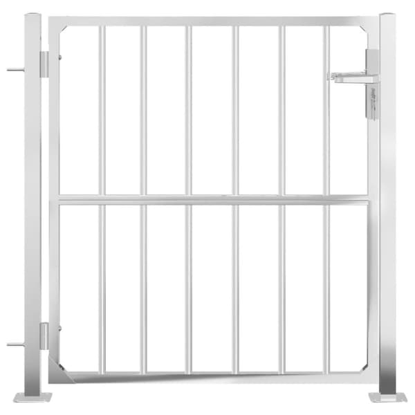 vidaXL havelåge 100x100 cm rustfrit stål -  Låger