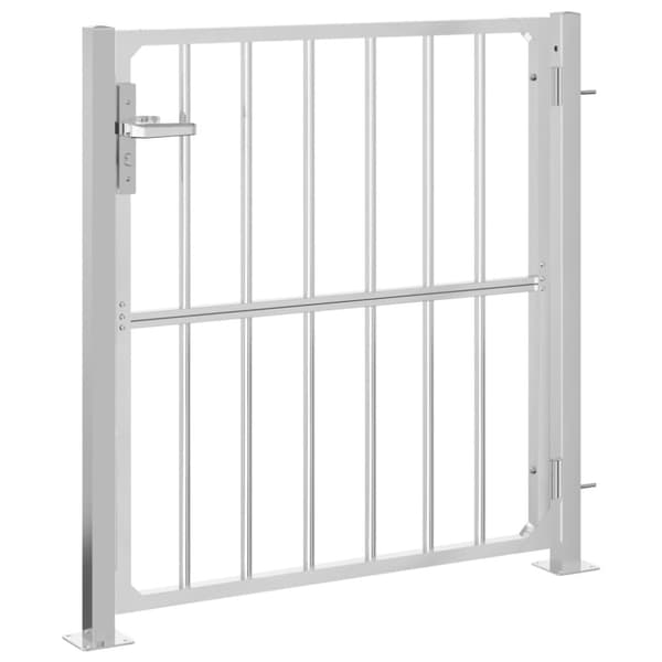 vidaXL havelåge 100x100 cm rustfrit stål -  Låger