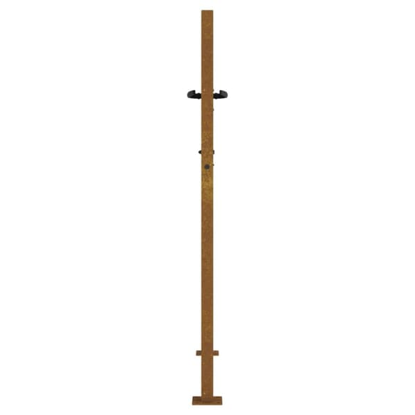 The Living Store Puutarhaportti 105x130 cm corten teräs raitakuvio - Portit