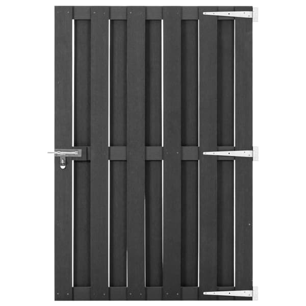 The Living Store Puutarhaportti WPC 100x150 cm harmaa -  Portit