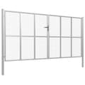 Pikkukuva 3 / 6: The Living Store Puutarhaportti galvanoitu teräs 415x250 cm hopea -  Portit