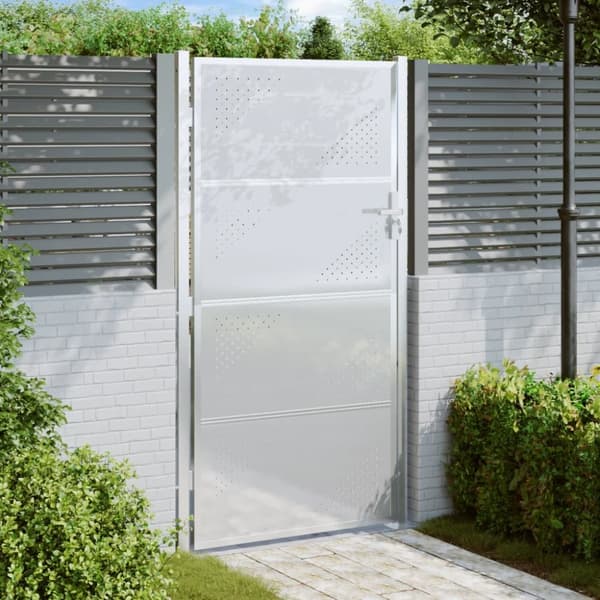 The Living Store havelåge 100x180 cm rustfrit stål -  Låger