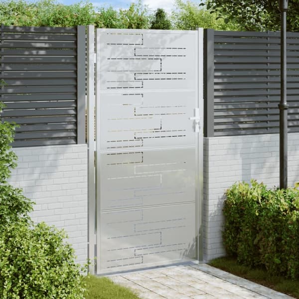 The Living Store havelåge 100x180 cm rustfrit stål -  Låger