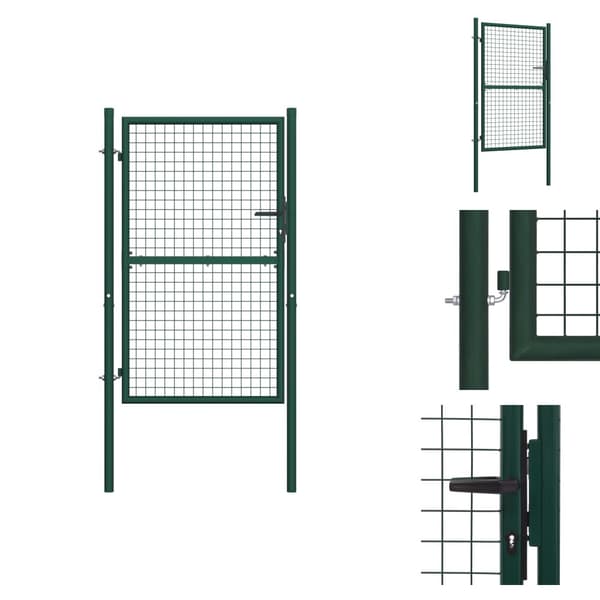 Portit - Living Aitaportti teräs 100x200 cm vihreä