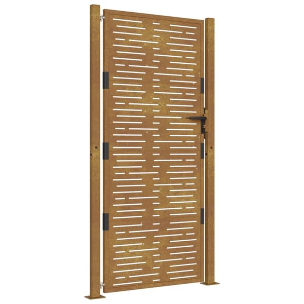 Låger - Living havelåge 105x205 cm cortenstål firkantet design
