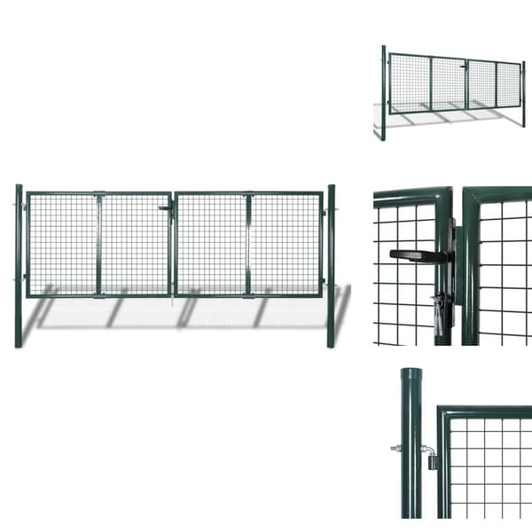 Portit - Living Aitaportti teräs 306x175 cm vihreä