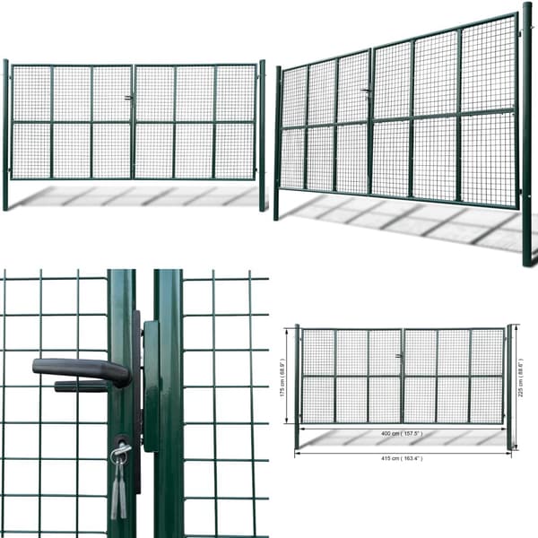 Puutarha-aidan verkkoportti 415 x 225 cm / 400 x 175 cm - Portti - Portit - Home & Living