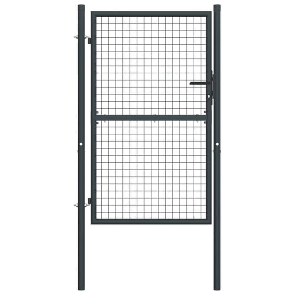 Havelåge i trådnet galvaniseret stål 100x200 cm grå - Havelåge - Havelåger - Home & Living