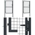 Miniatyrbillede 1 af 6: Havelåge i trådnet galvaniseret stål 100x200 cm grå - Havelåge - Havelåger - Home & Living
