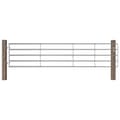Miniatyrbillede 2 af 6: Markport 5 dele (150-400)x90 cm stål sølvfarvet - Markport - Markporte - Home & Living