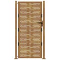 Miniatyrbild 5 av 11: Trädgårdsgrind 105x205 cm rosttrögt stål randig design - Grind - Grindar - Home & Living