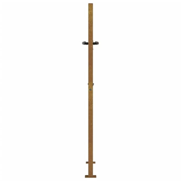 Puutarhaportti 105x155 cm corten teräs bambukuvio - Aitaportti - Aitaportit - Home & Living