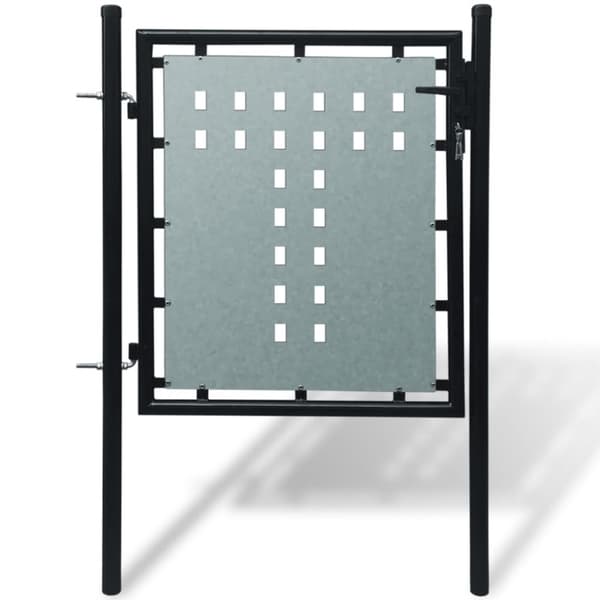 Hegnslåge enkeltdørs 100x150 cm sort - Hegnslåge - Hegnslåger - Home & Living