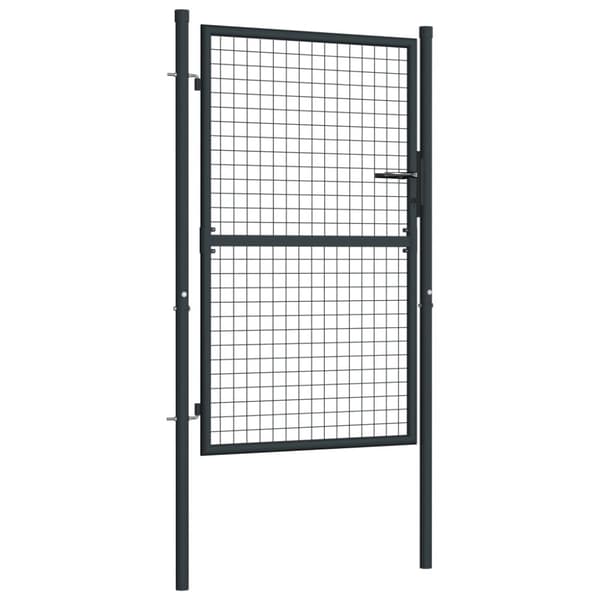 Havelåge i trådnet 100 x 175 cm galvaniseret stål grå - Havelåge - Havelåger - Home & Living
