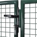 Miniatyrbillede 3 af 9: havelåge 306 x 150 cm stål grøn