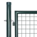 Miniatyrbillede 4 af 9: havelåge 306 x 150 cm stål grøn