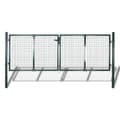 Miniatyrbillede 1 af 9: havelåge 306 x 150 cm stål grøn
