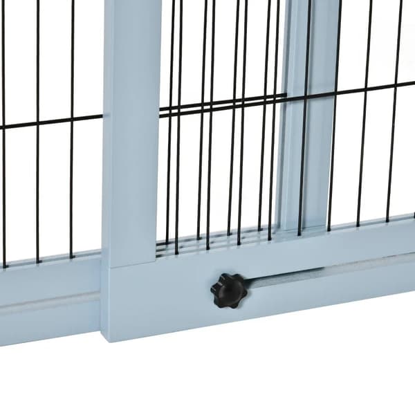 Rootz Dog Gate - Trappport - Justerbar i höjdled - Fällbart stängsel för djur - Dörröppning - Hall - Små och medelstora hundar - Grå + Svart - 183cm x