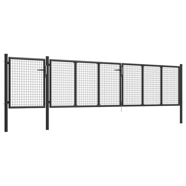 havelåge 500 x 100 cm stål antracitgrå