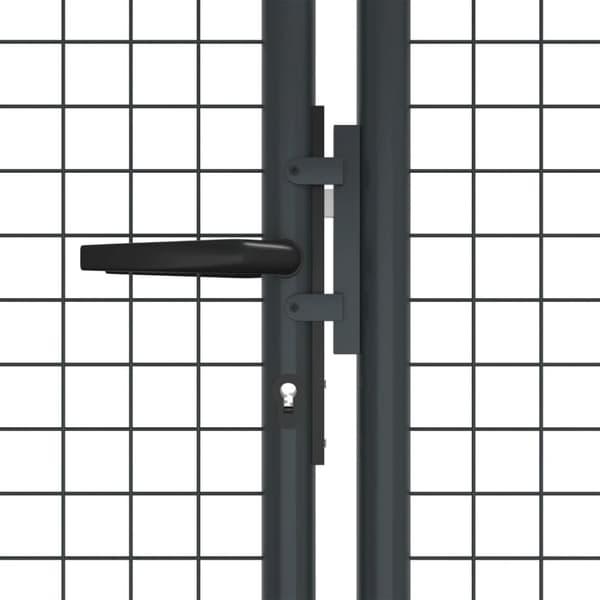 havelåge i trådnet galvaniseret stål 400 x 175 cm grå