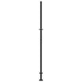 Miniatyrbilde 6 av 10: vidaXL Hageport svart 105x205 cm stål kryssdesign