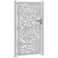 Miniatyrbilde 4 av 11: vidaXL Hageport 105x180 cm oksidert stål flammedesign