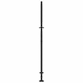 Miniatyrbilde 6 av 10: vidaXL Hageport svart 105x180 cm stål bladdesign