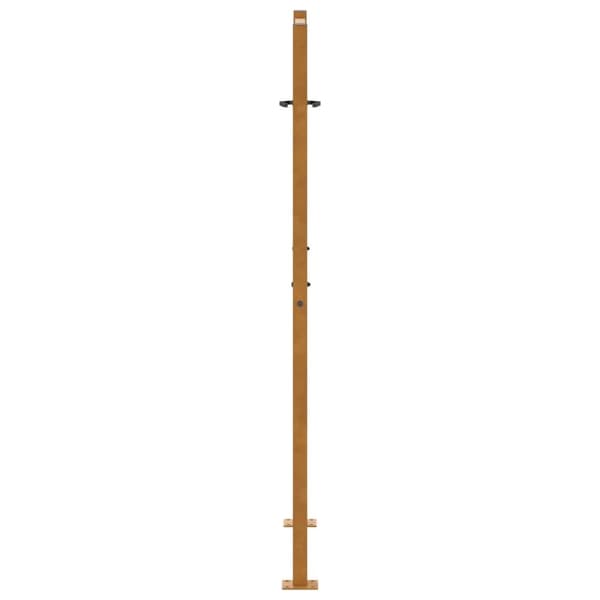 vidaXL Puutarhaportti 105x155 cm Weathering Steel Light Design