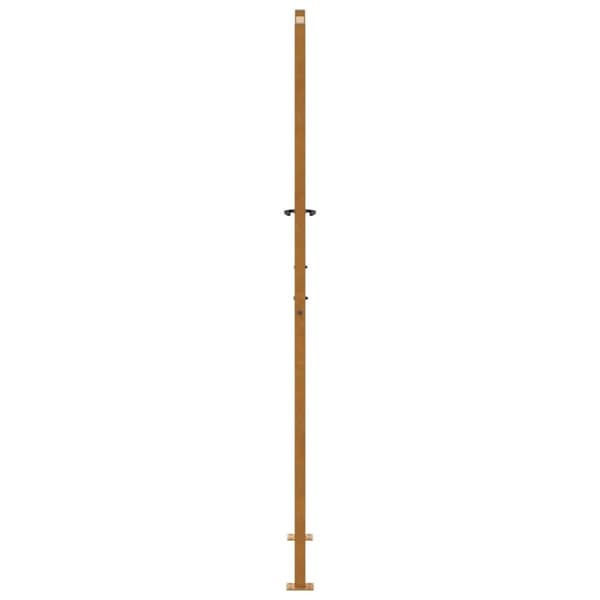 vidaXL havelåge 105x205 cm cortenstål bladdesign