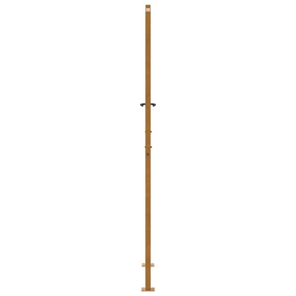 vidaXL Puutarhaportti 105x205 cm Säänkestävä teräsaaltosuunnittelu