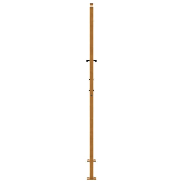 vidaXL havelåge 105x180 cm cortenstål bølgedesign