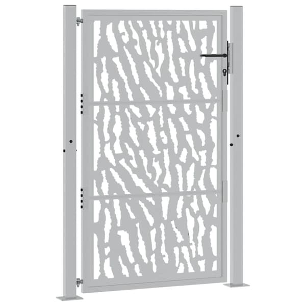 vidaXL havelåge 105x155 cm cortenstål spor design